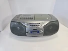 Sony CFD-S26 Boombox Cd Cassette Am/fm Radio Mega Bass Beige Silver *tested*. Fixed Price $32.99.