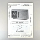 Admiral Chassis 8R3A 8S3A Clock Radio Sams Photofact Manual 981-4. Fixed Price $9.95.