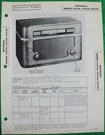Original 1946 Sams Photofact Motorola Radio Models 55X11A, 55X12A, 55X13A. Fixed Price $15.99.