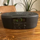 Vintage 90'S Zenith Clock Radio W/ Cassette Player & Nature Sounds - Model Z321B. Fixed Price $29.95.