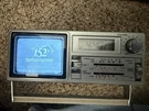 Sanyo TPM2170 Vintage Portable Tv Radio Am/fm Quartz Clock With Case Works!. Fixed Price $99.99.