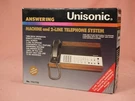 Unisonic Telephone Answering System Dual Cassette Faux Wood Finish 7731/7735. Fixed Price $11.00.