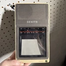 Vintage Zenith Portable Handheld B&w Television Tv Uhf/vhf 1985 Model BT044S. Fixed Price $40.03.