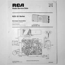 Rca Model Series RZD32B RZD32G Transistor Radio - Service Manual 1968. Fixed Price $8.55.