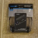 Windsor Am/fm Stereo Cassette Player Model ST-2800 Blk W/ Headphones & Clip Nip. Fixed Price $24.99.