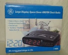 Nos 1999 Space Saver Am/fm Clock Radio Model 7-4835 Large Led Display Works. Fixed Price $28.00.