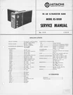 Service Manual Guide For Hitachi KS-1810. Fixed Price $11.09.