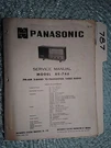 Panasonic RE-746 Service Manual Original Repair Book Radio 2 Band Table Top. Fixed Price $19.98.