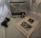 Rare Htf Vintage Sony 8F-38W Transistor Radio Am Fm With Photofact Folder Mcm. Fixed Price $450.00.