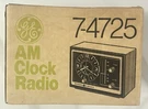 General Electric Am Clock Radio 7-4725 Singapore Brand New Sealed Box. Fixed Price $150.00.