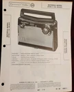 1957 Photofact, Motorola Models 6P34E, S. B12. Fixed Price $11.00.
