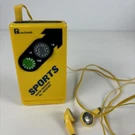 Vtg Realsound Hewlett Packard Walkman Sports Am Fm Receiver Radio W/ Headphones. Fixed Price $11.61.