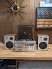 Yorx Model M2681 Stereo Cassette /8 Track Receiver W/ S-12 Speakers. Fixed Price $250.00.