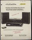 Juliette 8TR-444 Fm/am/fm Stereo Multiplex Service Manual Original. Fixed Price $19.99.