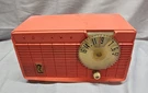 Philco 1950'S Salmon Pink Model F815-126 Am Tube Radio -rare- Parts/repair Only. Fixed Price $129.99.