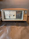 Vtg 1980'S General Electric Am/fm Clock Radio Model 7-4550 Only Works. Fixed Price $15.00.