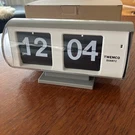 Twemco Drum Style Retro Bedroom Desktop Flip Clock QT30T White Used From Japan. Fixed Price $184.00.