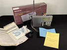 Vintage Sony ICF-2002 Pll Synthesized Shortwave Radio W/ Box & Receipt. Fixed Price $249.95.