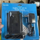Radio Shack Amplified Vhf/uhf/fm Portable Antenna Untested. Fixed Price $27.99.