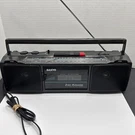 Vintage Sanyo M7024A Am/fm Stereo Cassette Tape Boom Box Recorder Player. Fixed Price $68.50.