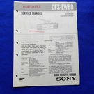 Sony CFS-EW60 Service Manual Original Paper Oem Repair Guide Usa. Fixed Price $74.41.
