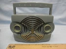 Excellent 1953 Mcm Zenith K412-G Owl Eye Factory Dawn Grey Tube Radio. Fixed Price $295.00.