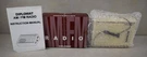 Diplomat Am/fm Transistor Radio Ivory Open Box New Vintage. Fixed Price $18.00.
