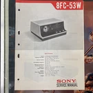 Sony 8FC-53W Original Service Manual. Fixed Price $15.71.