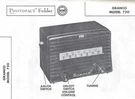 1955 Granco 720 Tube Am Fm Radio Receiver Photofact Manual Schematic Spec Sheet. Fixed Price $11.04.