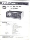 Panasonic Service Manual For RC-6020. Fixed Price $13.99.