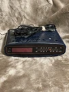 Vintage Soundesign Am/fm Alarm Clock Radio Model 3625-RBL (blue). Fixed Price $39.00.