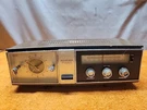 Lloyds Brown Silver Wired Solid State 2 Speaker Alarm Clock Am Radio Tested. Fixed Price $13.95.