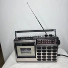 Crosley CT100B-SI Cassette Player Bluetooth Radio Am/fm Retro Style Working. Fixed Price $35.00.
