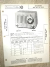 Arvin 356T 357T Tube Radio - Schematic Data Sams Photofacts 78/2. Fixed Price $5.90.