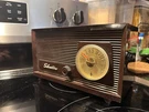 Silvertone Am Table Radio Model 132.42601 Brown Vintage Mpn 44596. Fixed Price $34.00.