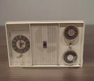 Mcm Vintage Motorola Solid State Am Clock Radio TC20EH White Parts/repair. Fixed Price $20.00.