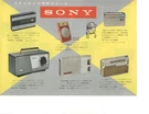 Vintage Sony Transistor Radio Catalog Oct 1959 TR-712 TR-84 TR-714 10 Etc.. Fixed Price $9.99.