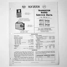 Rca Models 4RG11 4RG12 4RG16 4RG31 4RG34 Radio Service Manual 1963. Fixed Price $8.55.