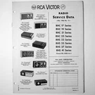 Rca Models RHC17 RHC19 RHC21 RHC25 RHC33 RHC35 Radio - Service Manual 1966. Fixed Price $8.55.