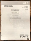 Sony SRF-5 Portable Radio / Receiver Supp. Service Manual *original* #2. Fixed Price $9.97.